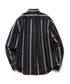 MR.OLIVE/LYOCELL LINEN BREND MULTI STRIPE / REGULAR COLLAR SHIRT ミスターオリーブ/リヨセルストライプ / レギュラーカラーシャツ